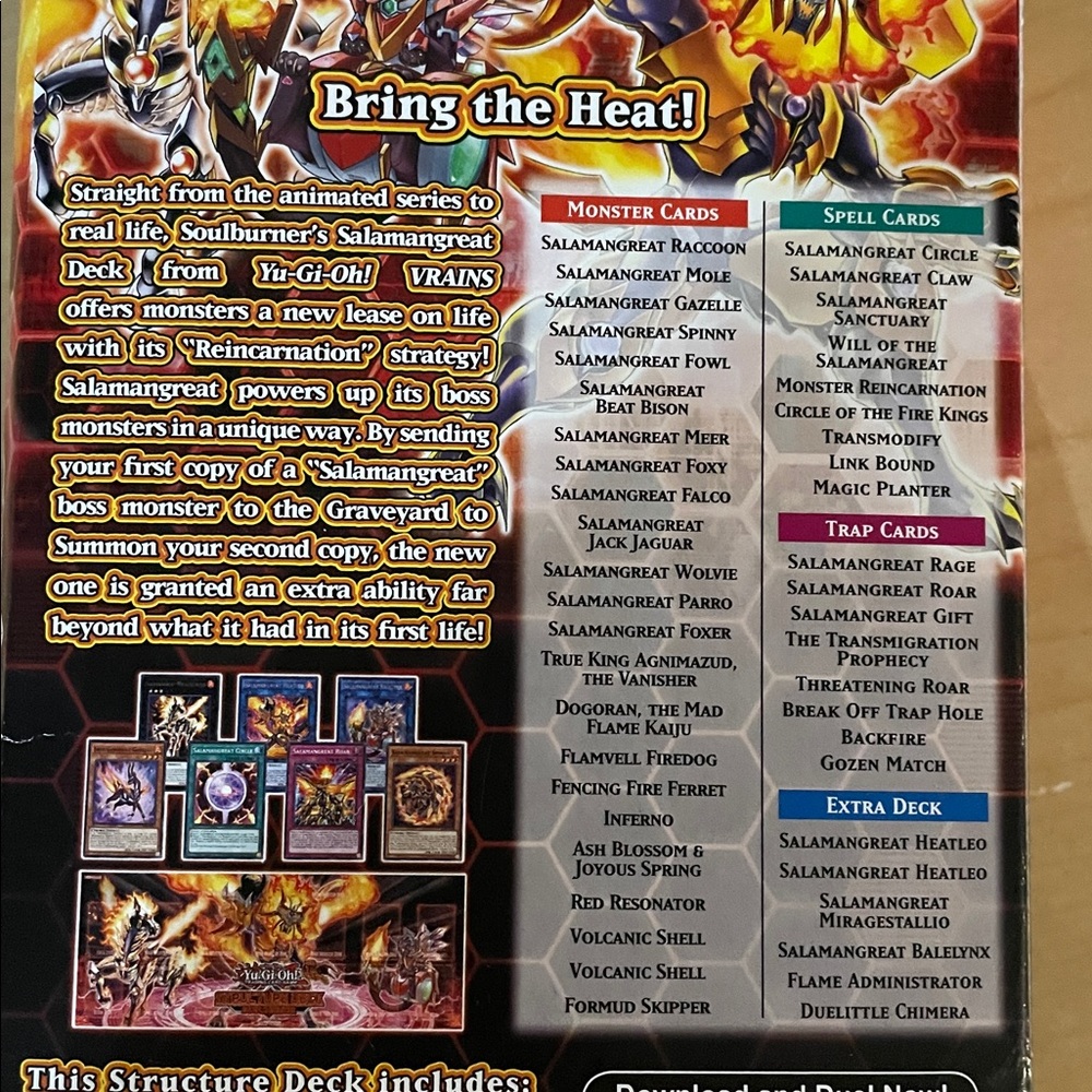 Yu-Gi-Oh! Structure Deck Soulburner - Red Black Flame Artwork. New. - Picture 3 of 4